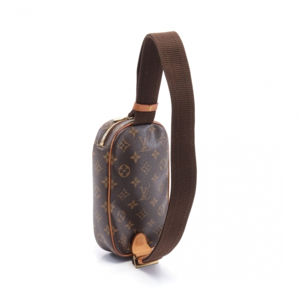 Louis Vuitton Pochette Ganju Monogram Body Bag Brown